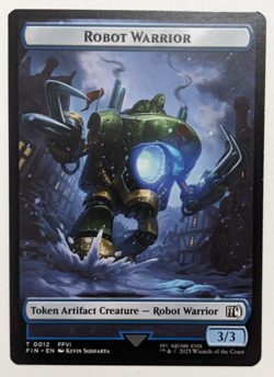 Emblem Sephiroth, One-Winged Angel (24) Token, Final Fantasy FIN, Magic MtG NM! - Image 2