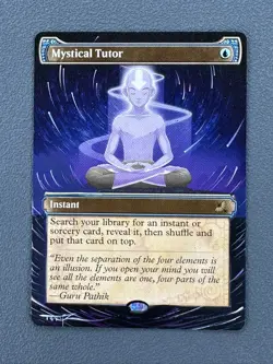 Mystical Tutor Avatar: The Last Airbender Eternal Hand Painted Altered Art Tentz - Image 3