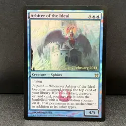 MTG Arbiter of the Ideal (31/176) Born of the Gods LP FOIL Prerelease Promo - Image 2