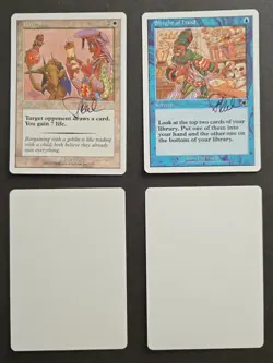 Phil Foglio MTG Magic Artist Proof - 2x Starter 99 - Bargain + Sleight of Hand - Image 2