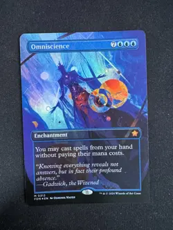 Omniscience (BORDERLESS FOIL) - Foundations (Magic/MTG) - Image 1