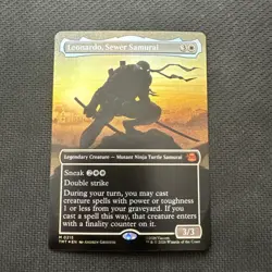 Leonardo, Sewer Samurai 215 (Borderless) Teenage Mutant Ninja Turtles M Foil - Image 1
