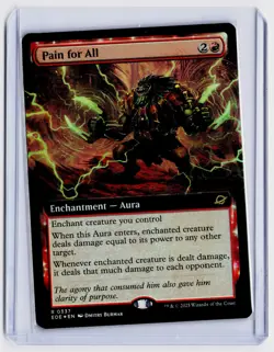 Pain for All (Extended Art) R Foil Edge of Eternities EOE NM - Image 1