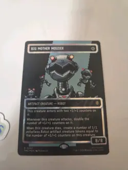 Big Mother Mouser (Borderless) (Surge Foil) Teenage Mutant Ninja Turtles MTG - Image 2