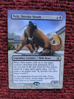 Nyla, Shirshu Sleuth MTG Avatar The Last Airbender Hand Painted Full Altered Art - Image 2