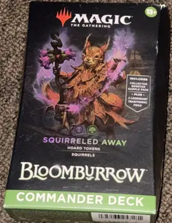 Magic: The Gathering Bloomburrow Commander Deck - Squirreled Away New Sealed - Image 1