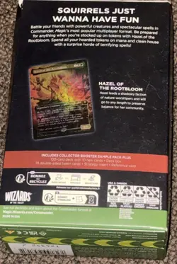 Magic: The Gathering Bloomburrow Commander Deck - Squirreled Away New Sealed - Image 2