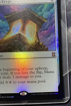 Mtg Mana Crypt - NM/LP FOIL - Eternal Masters🔥 ready to ship - Image 4