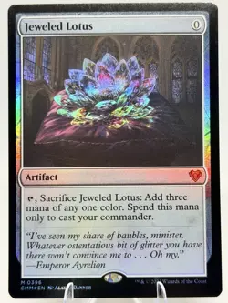 Jeweled Lotus FOIL 2023 Commander Masters MTG NM 0396 - Image 1