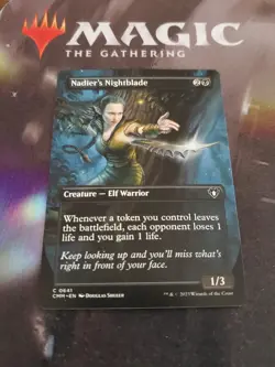 Mtg. 2x Nadier's Nightblade. Borderless - Commander Masters. Pack Fresh - Image 1