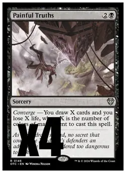 MTG | Painful Truths (x4 Playset) | (NM) Commander: Thunder Junction - Image 1