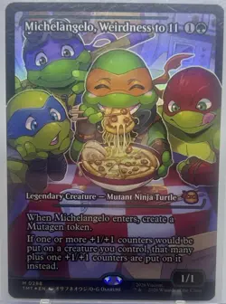 Michelangelo, Weirdness to 11 (Showcase) Teenage Mutant Ninja Turtles Foil - Image 1