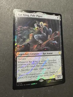 Rat King, Pale Piper (Surge Foil) #0019 TMNT MTG - Image 2