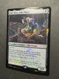 Rat King, Pale Piper (Surge Foil) #0019 TMNT MTG - Image 3