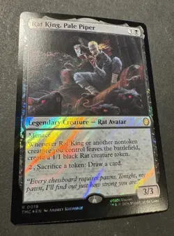 Rat King, Pale Piper (Surge Foil) #0019 TMNT MTG - Image 4