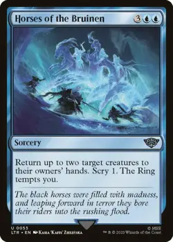 NM Horses of the Bruinen, MTG, Lord of the Rings, Magic the Gathering, 55 - Image 1