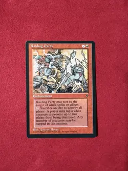 Raiding Party - Fallen Empires MTG Magic The Gathering Classic Vintage - Image 1