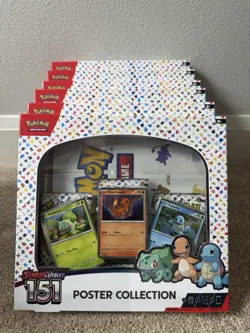 Pokemon 151 Poster Collection Box Sealed Brand New - Lot of 6 Unsealed Case - Image 2