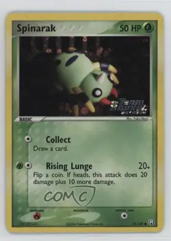 Spinarak Reverse Foil Pokemon EX Team Rocket Returns #78 2004 - Image 1