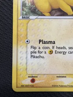 Pokemon Pikachu TCG EX FireRed & LeafGreen Card 74/112 Reverse Holo Card Vintage - Image 5