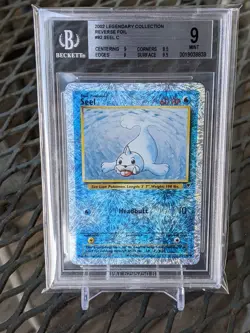 Pokemon Legendary Collection Reverse Holo Seel #92/110 BGS 9 MINT - Image 1