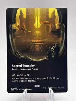 Sacred Foundry 0282 Borderless Edge of Eternities EOE MTG NM - Image 1