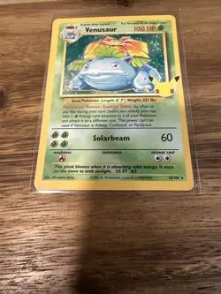 Venusaur 15/102 Celebrations 25th Anniversary NM Holo Foil Rare Pokemon Card - Image 3