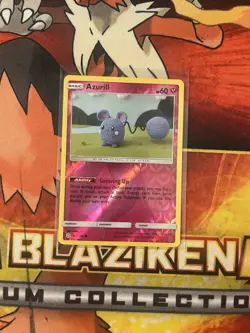 Azurill Cosmic Eclipse 146/236 Reverse Holo Card 2019 Pokemon TCG - Image 1