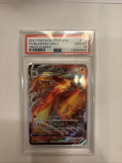 Pokemon Slab Japanese Blaziken VMax PSA 10 - Image 1