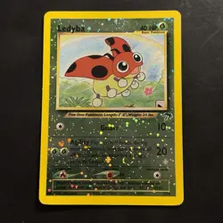 Pokemon Vintage Southern Islands Reverse Holo Ledyba 7/18 Rare WotC Promo - Image 2