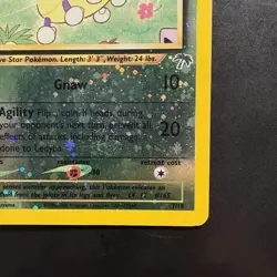 Pokemon Vintage Southern Islands Reverse Holo Ledyba 7/18 Rare WotC Promo - Image 5