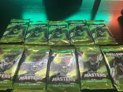 Commander masters draft booster packs Lot Of 10x magic The gathering - Image 1