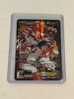 Team Magma's Groudon EX 15/34 Double Crisis Holo Ultra Rare EX Pokemon MP/HP DMG - Image 1
