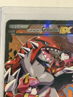 Team Magma's Groudon EX 15/34 Double Crisis Holo Ultra Rare EX Pokemon MP/HP DMG - Image 3