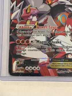 Team Magma's Groudon EX 15/34 Double Crisis Holo Ultra Rare EX Pokemon MP/HP DMG - Image 4