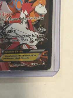 Team Magma's Groudon EX 15/34 Double Crisis Holo Ultra Rare EX Pokemon MP/HP DMG - Image 5