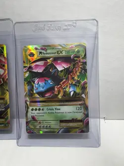 2016 POKEMON XY EVOLUTIONS #100/108 M VENUSAUR EX FULL ART #1 #2 /108 - Image 3