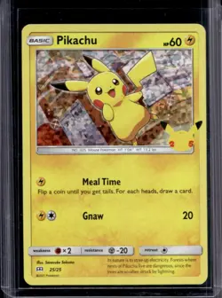 2021 Pokemon McDonald's 25th Anniversary Special Edition Pikachu #25/25 - Image 1