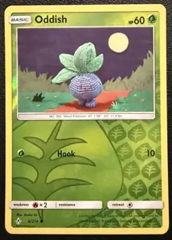 Pokemon Oddish 6/214 - Unbroken Bonds - Reverse Holo Near Mint English - Image 1