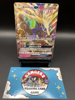 Pokemon TCG Xerneas GX Ultra Rare SM Forbidden Light 90/131 - NM - Image 1