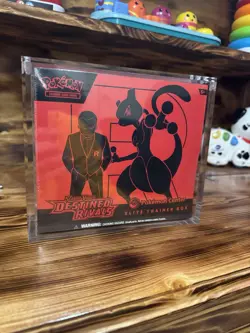 Pokemon Destined Rivals Pokemon Center ETB Sealed With Case - Image 1