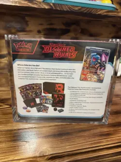 Pokemon Destined Rivals Pokemon Center ETB Sealed With Case - Image 3