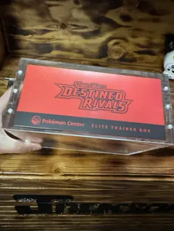 Pokemon Destined Rivals Pokemon Center ETB Sealed With Case - Image 5