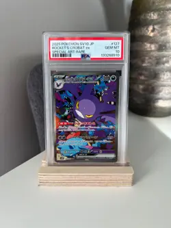Pokemon 2025 JPN Glory Of Team Rocket Team Rocket's Crobat ex SAR 127/098 PSA 10 - Image 1