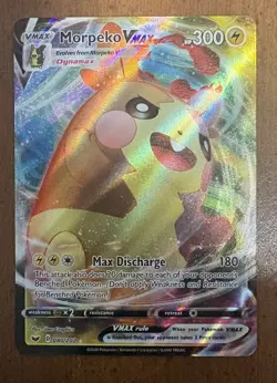 Morpeko VMAX - 080/202 - Pokemon Sword & Shield Base Set Ultra Rare Card NM - Image 1
