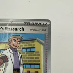 Pokemon TCG Professor's Research (Poke Ball Pattern) 122/131 NM Oak Trainer - Image 4