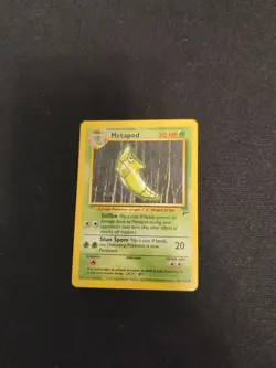 Pokemon TCG Metapod Base Set 2 81/130 Regular Unlimited Common - Image 1