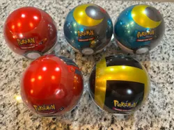 Pokemon TCG PokeBall Tin D24 x 5 - Three Packs Per ball SEALED - Image 1