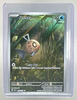Feebas 2024 Pokemon Scarlet Violet Surging Sparks #198 - Image 1