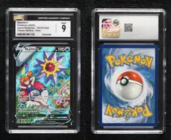 Starmie V Pokemon Sword & Shield Astral Radiance Trainer Gallery CGC 9 Mint TG13 - Image 3